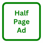 Half Page Ad Half page ad